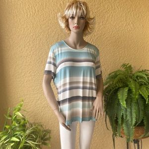 Collection L brand striped top